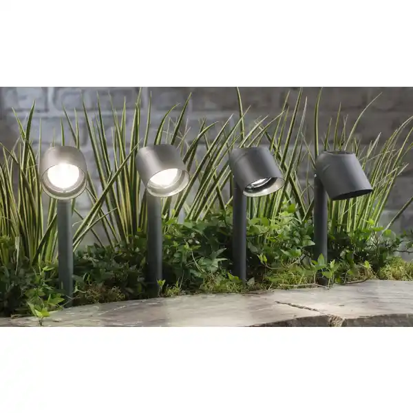 4er Set Solar-Gartenleuchten