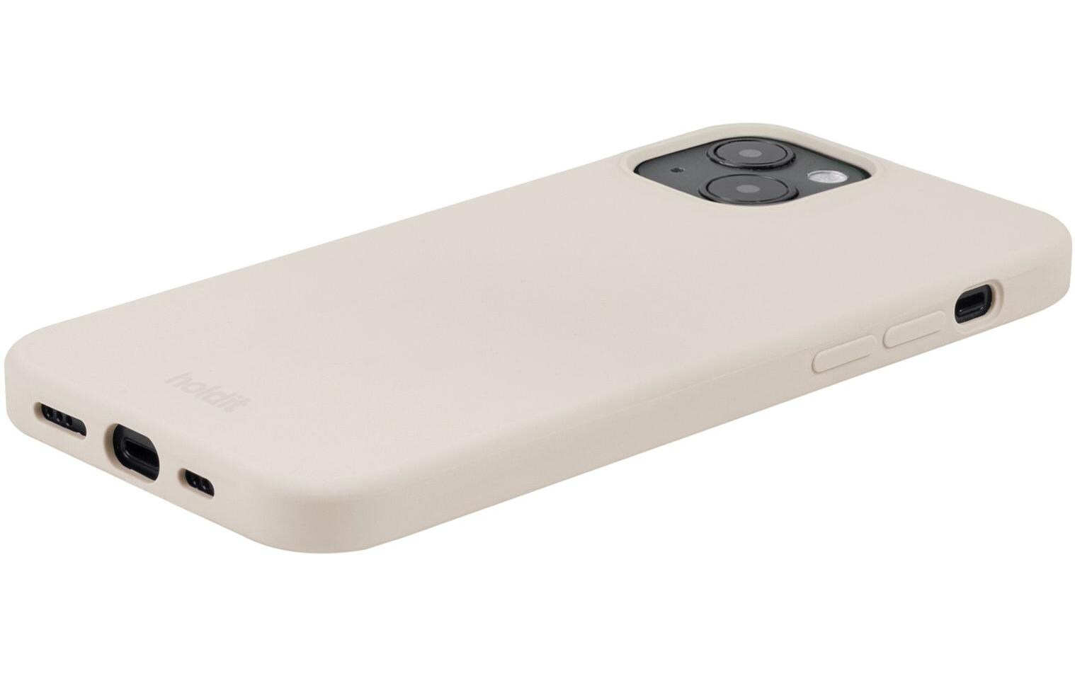 Back Cover Silicone iPhone 15 Plus BeigeModerne Handyhülle aus ultradünnem und griffigem Silikon für das Apple iPhone 15 Plus