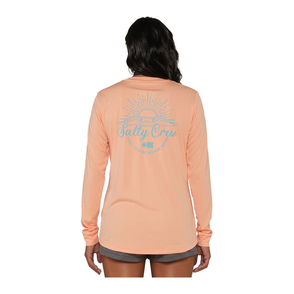 Salty Crew SUN RAYS - Tee-shirt Femme apricot