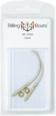 Billing Boats Fittings - Davit - 60 MM - 2 Stk