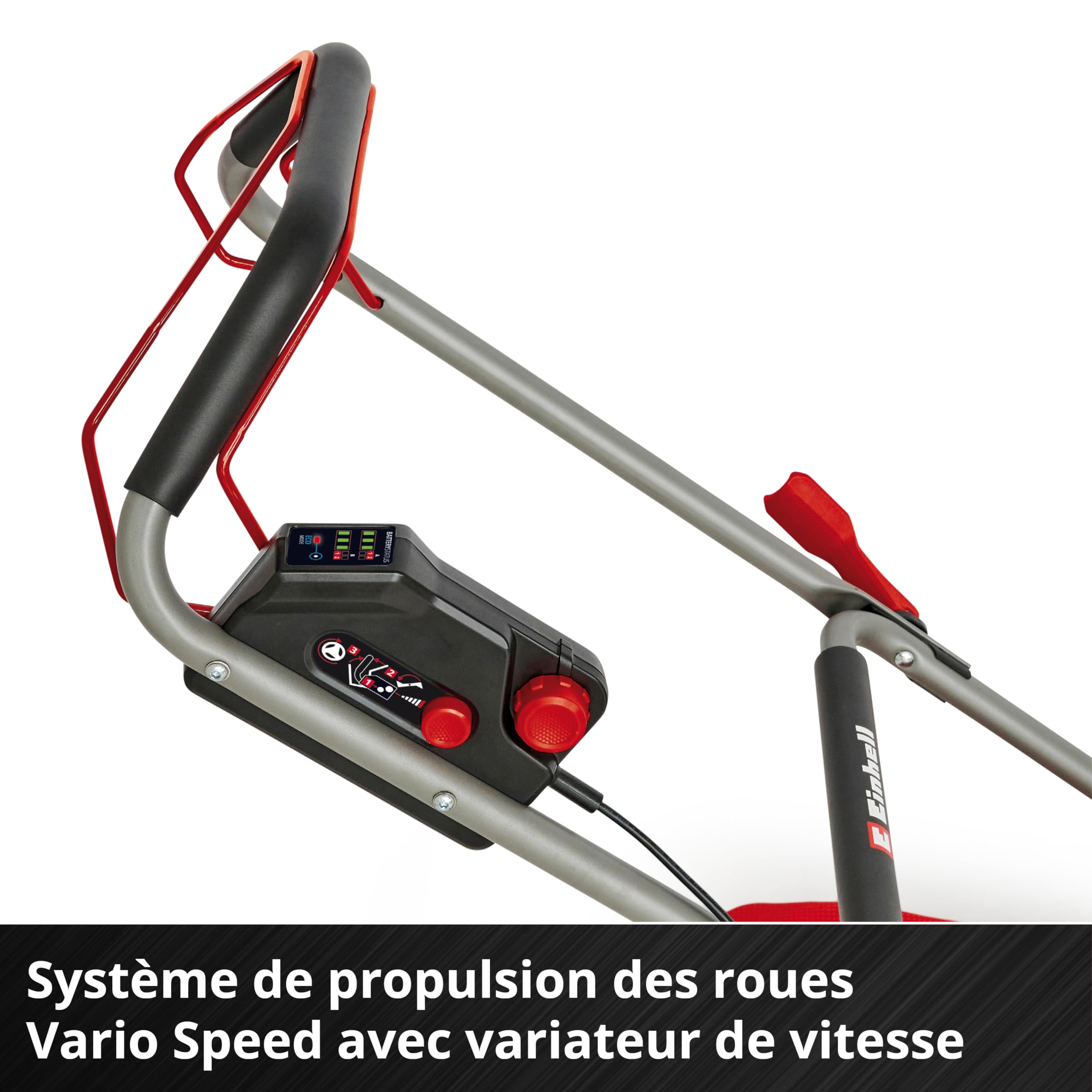 Einhell Professional Tondeuse à gazon sans fil GP-CM 36/47S Li BL (4x4,0Ah) Power X-Change (36V, moteur Brushless, Coupe à 47cm, Bac de 65L) Livré ave