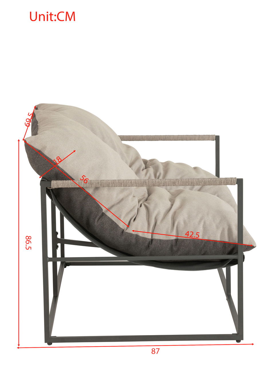Amatio Lounge-Sofa 2-sitzig MELINA