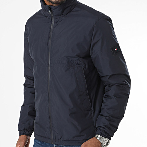 Veste Zippée Portland Stand Collar 4237 Bleu Marine