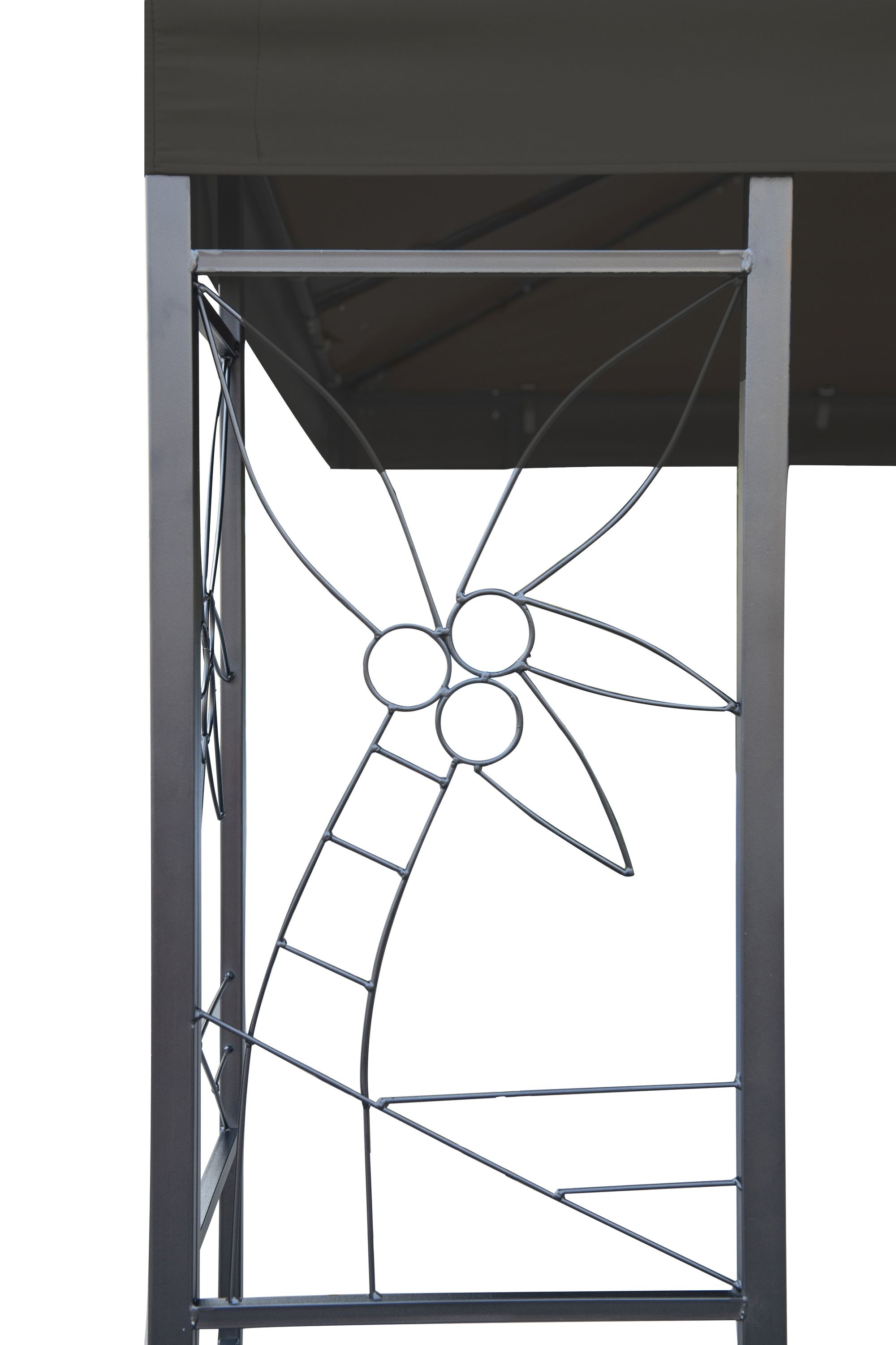 Gartenpavillon HOWEA 3 x 3 m anthrazit