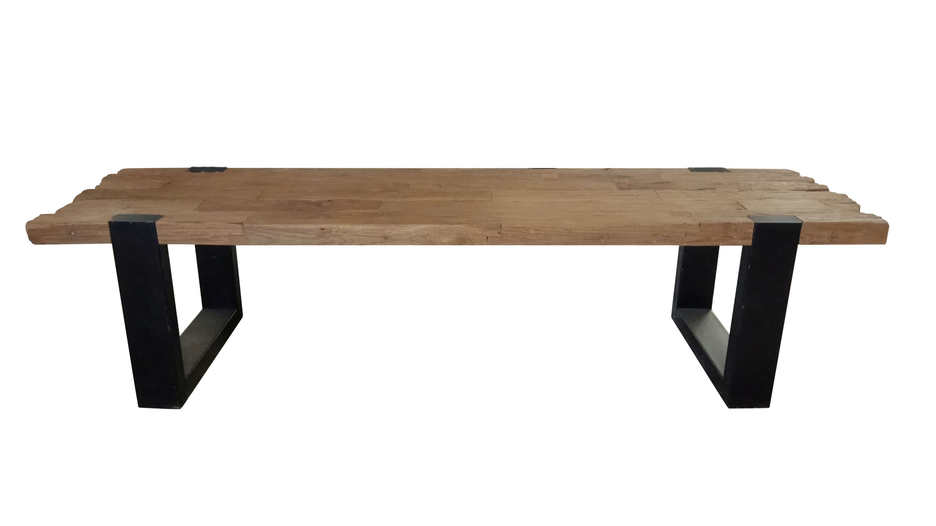 Couchtisch 130x60 Teak Holztisch Wohnzimmertisch Beistelltisch Sofatisch Tisch