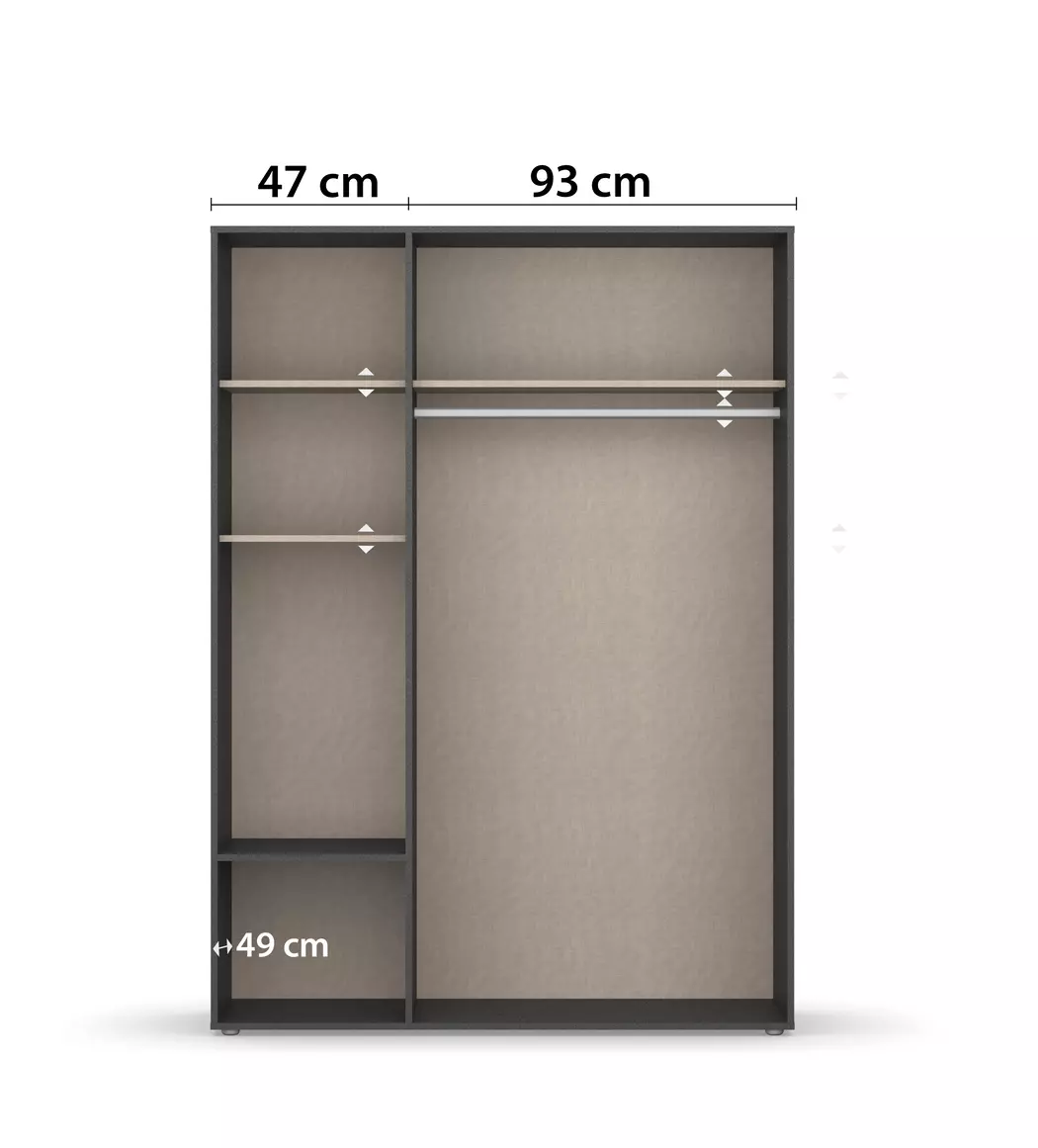 Kleiderschrank Voyager 140 x 194 cm