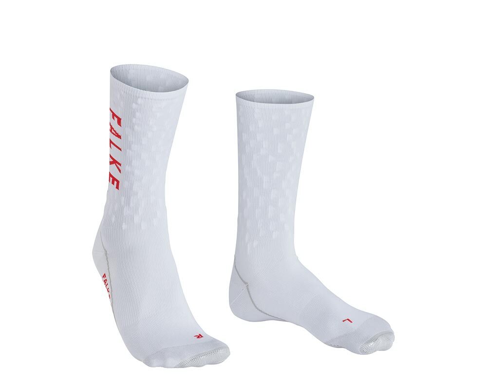 Falke BC Impulse Peloton Fietssokken Wit/Rood