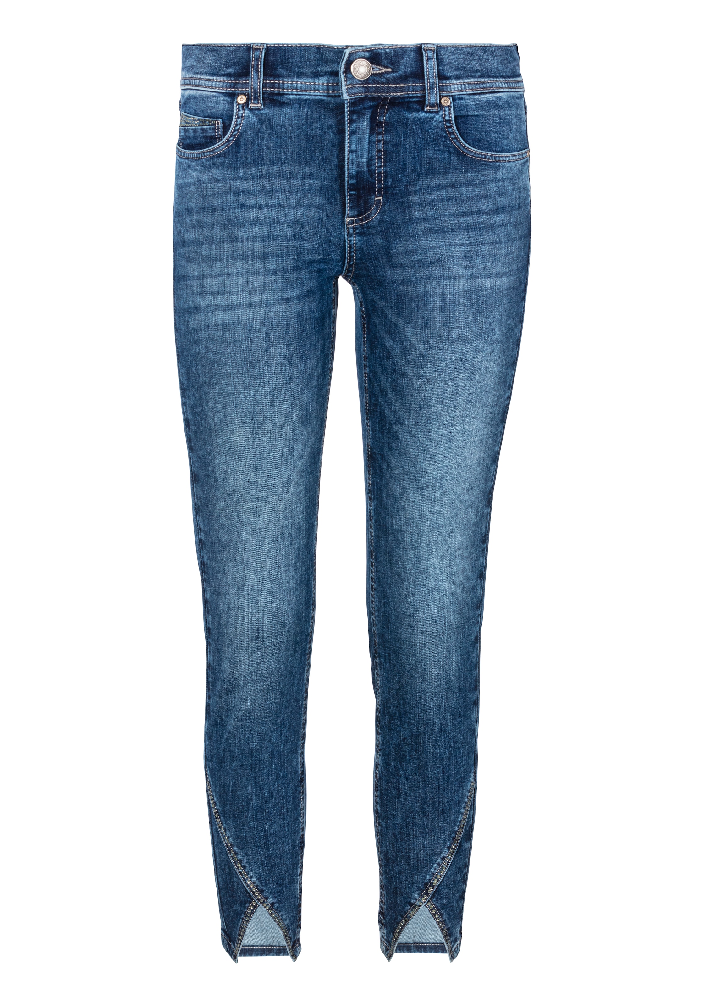ANGELS 7/8-Jeans »Ornella«, mit Strassteinchen am Beinabschluss