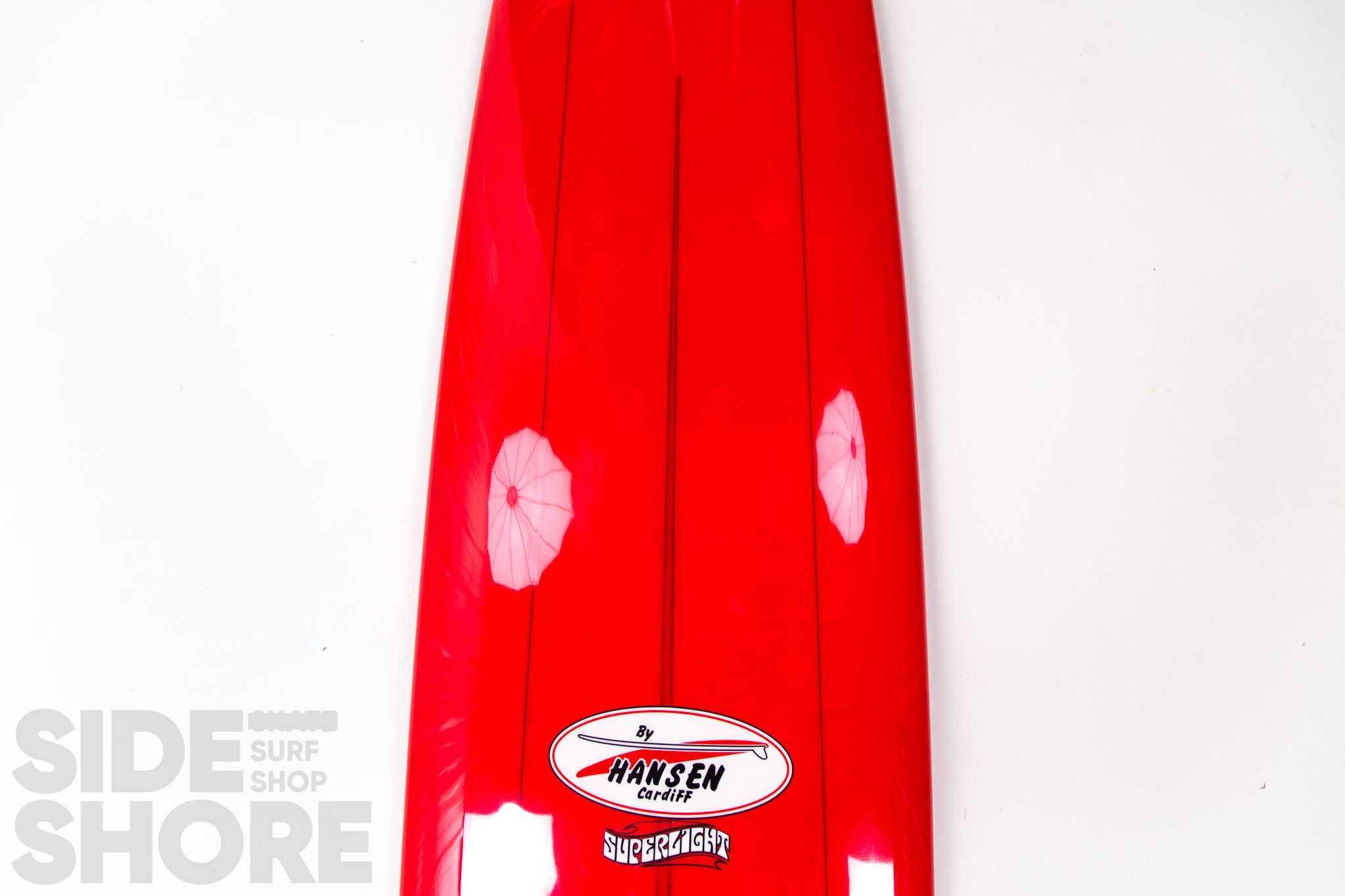 Hansen Surfboards Superlight - Tint Red   Polish - 9'8 x 22 7/8