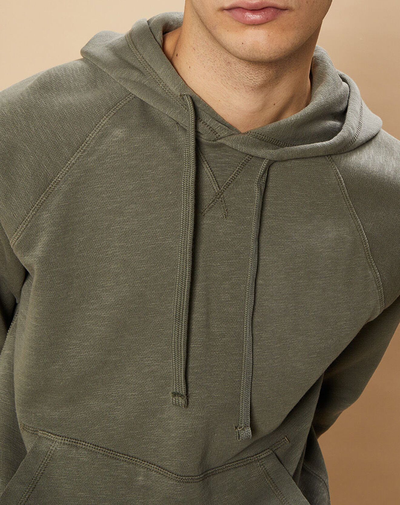 Hartford Sweat à capuche Light olive