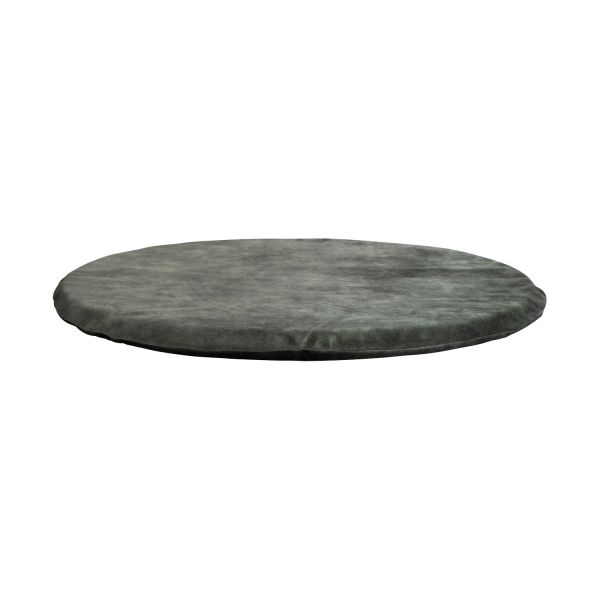 Kidsmill Velours Boxmatras Hoes Rond Naturel 90 cm