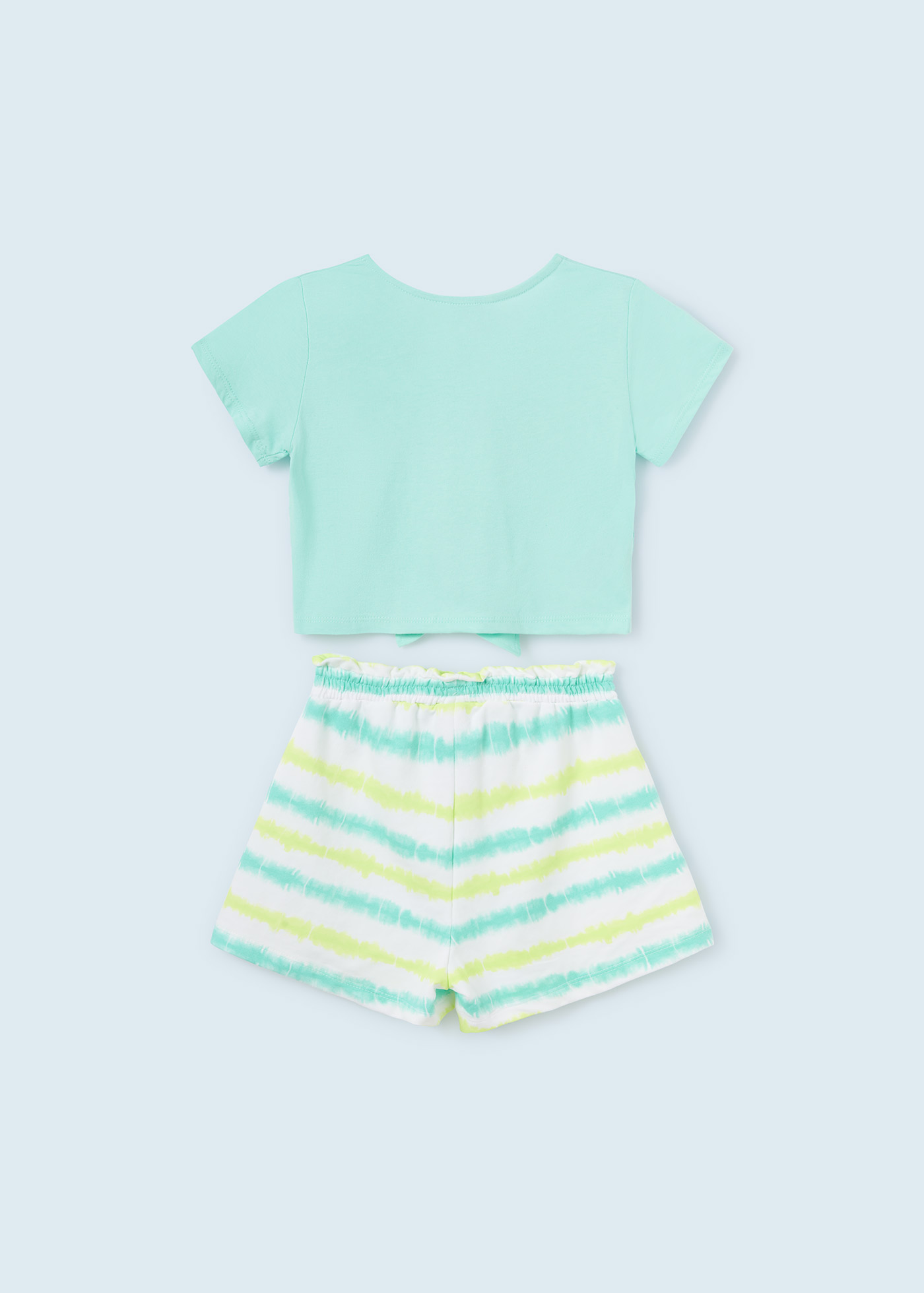 Conjunto de duas peças com estampa para meninas