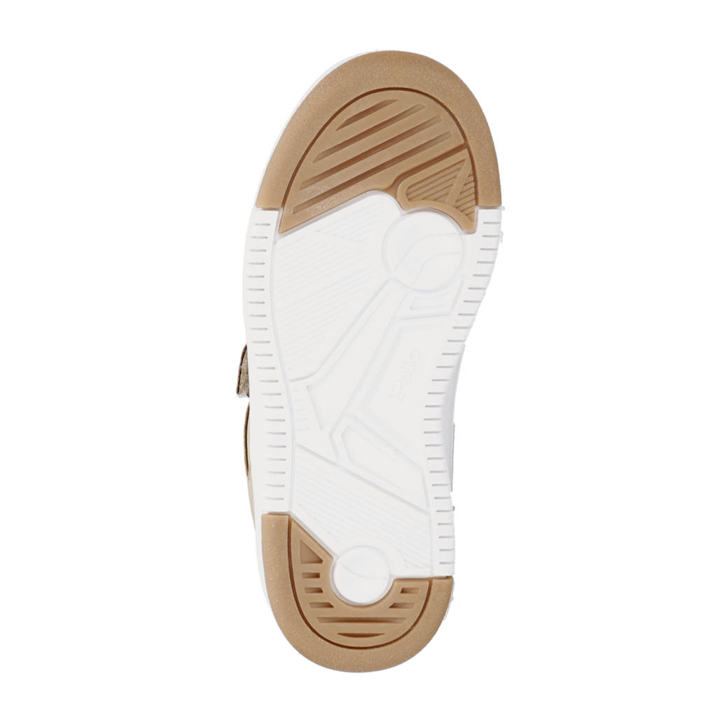 Ralph Lauren Masters Court PS Schoolkind suède sneakers beige