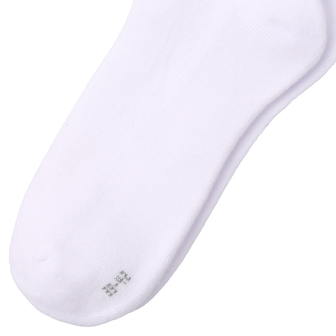 VanVaan 1 Paar Herren Sportsocken mit Stickerei weiss