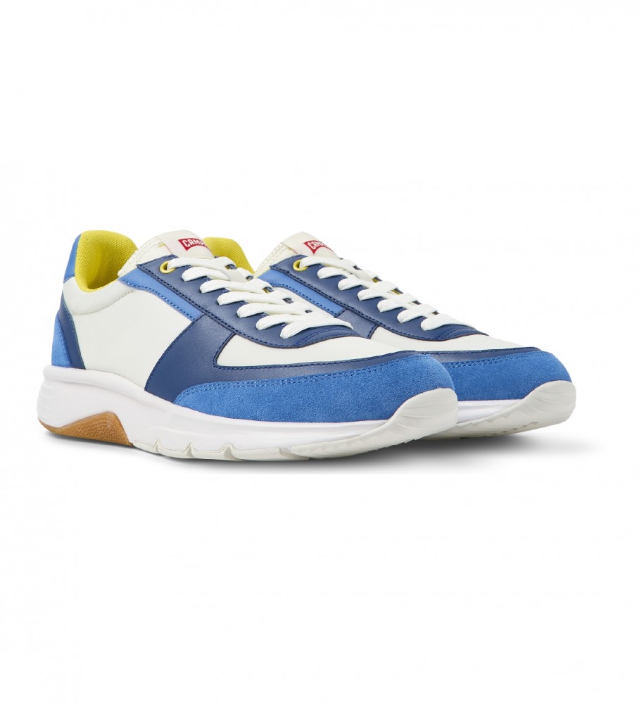 Tênis de couro azul Camper Drift