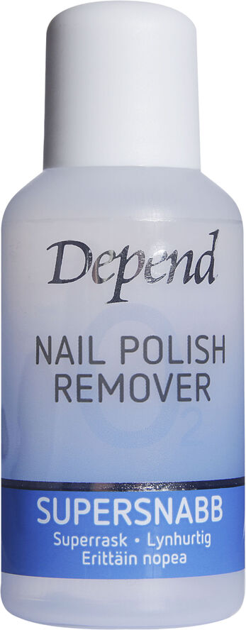Depend Miniremover blå 35ml O2