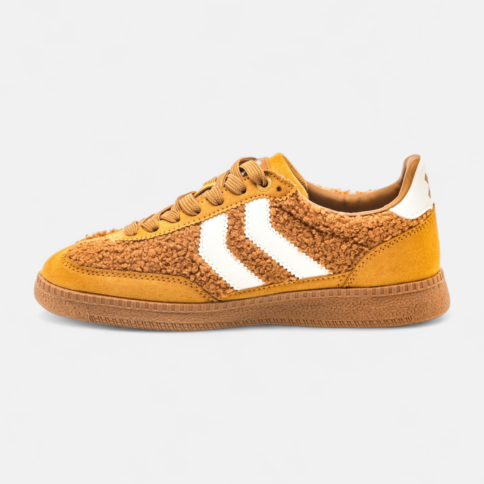 Baskets basses Femme camel