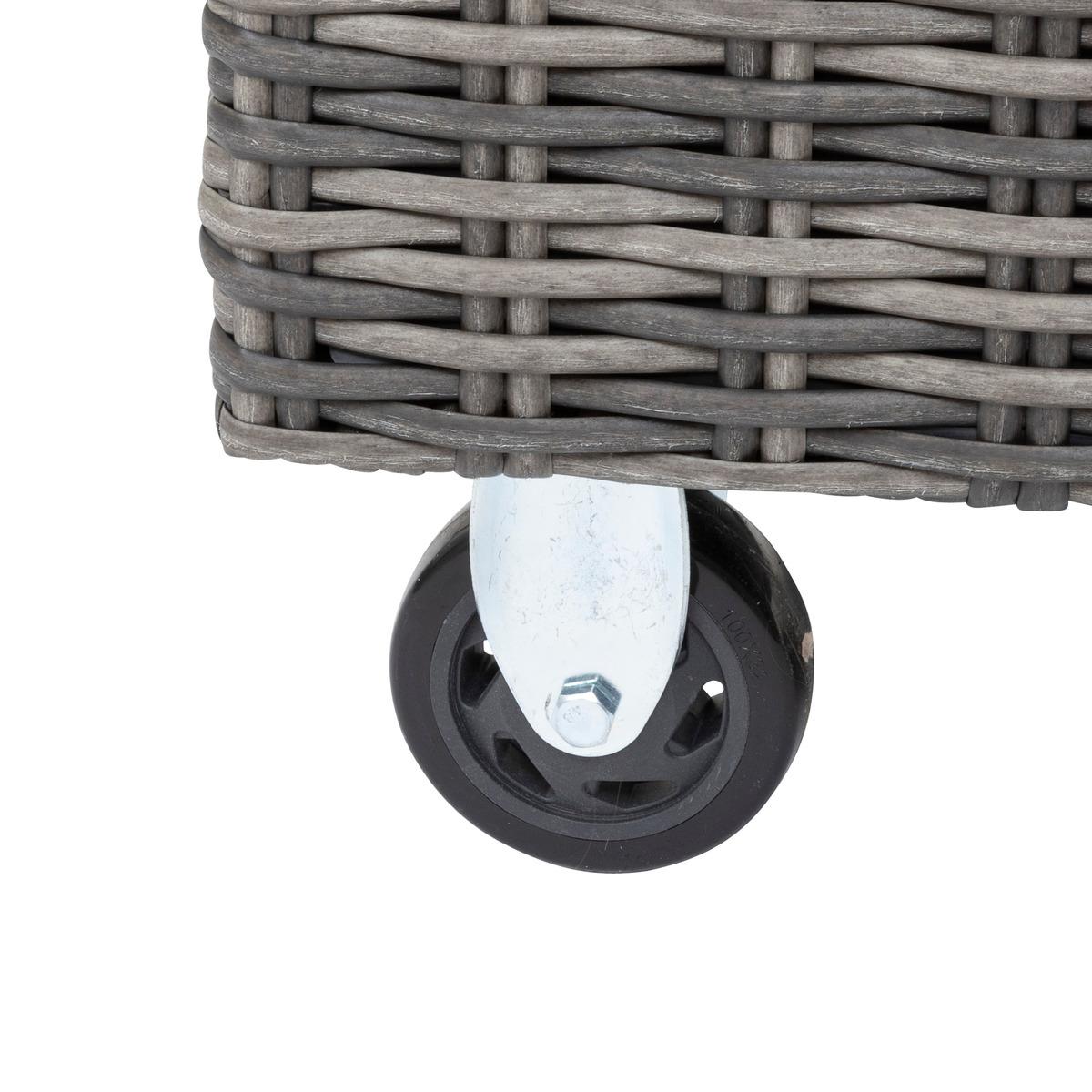 COFFRE BAYANA TERRE D OMBRE D.199X99X108CM