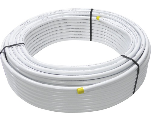 Aluminium composiet buis 20x2.0 wit 100 m rol