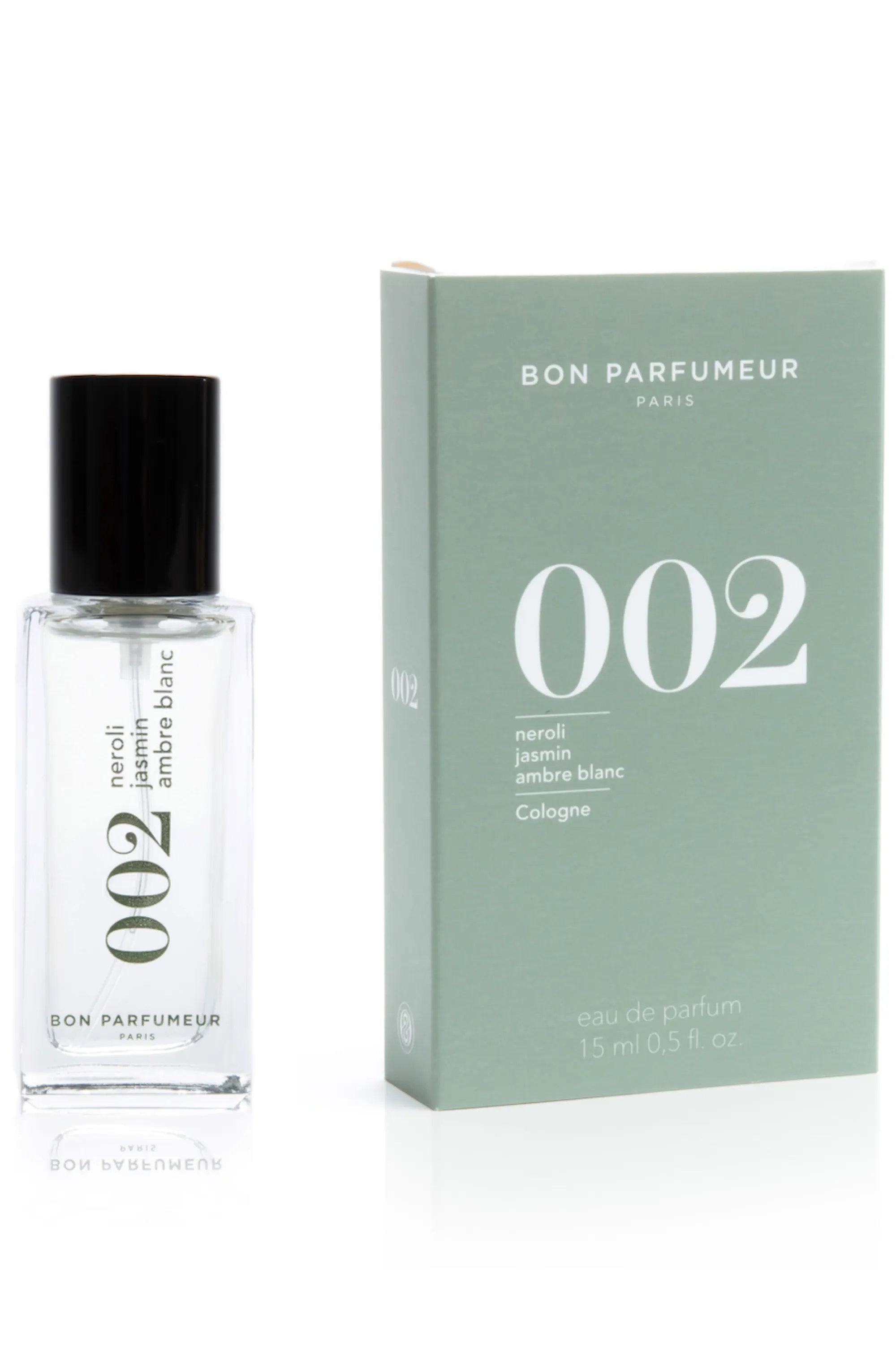 Bon Parfumeur Paris 002 Neroli jasmin ambre blanc Eau de Cologne-15 ml