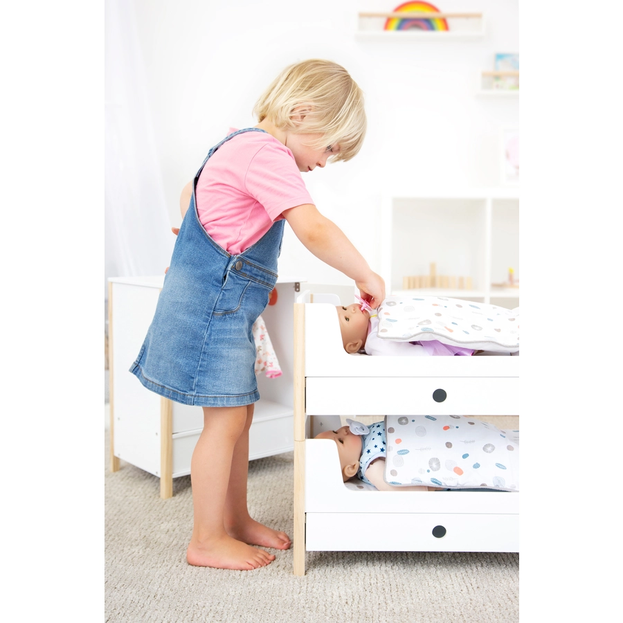 small foot® Puppenhochbett Little Button