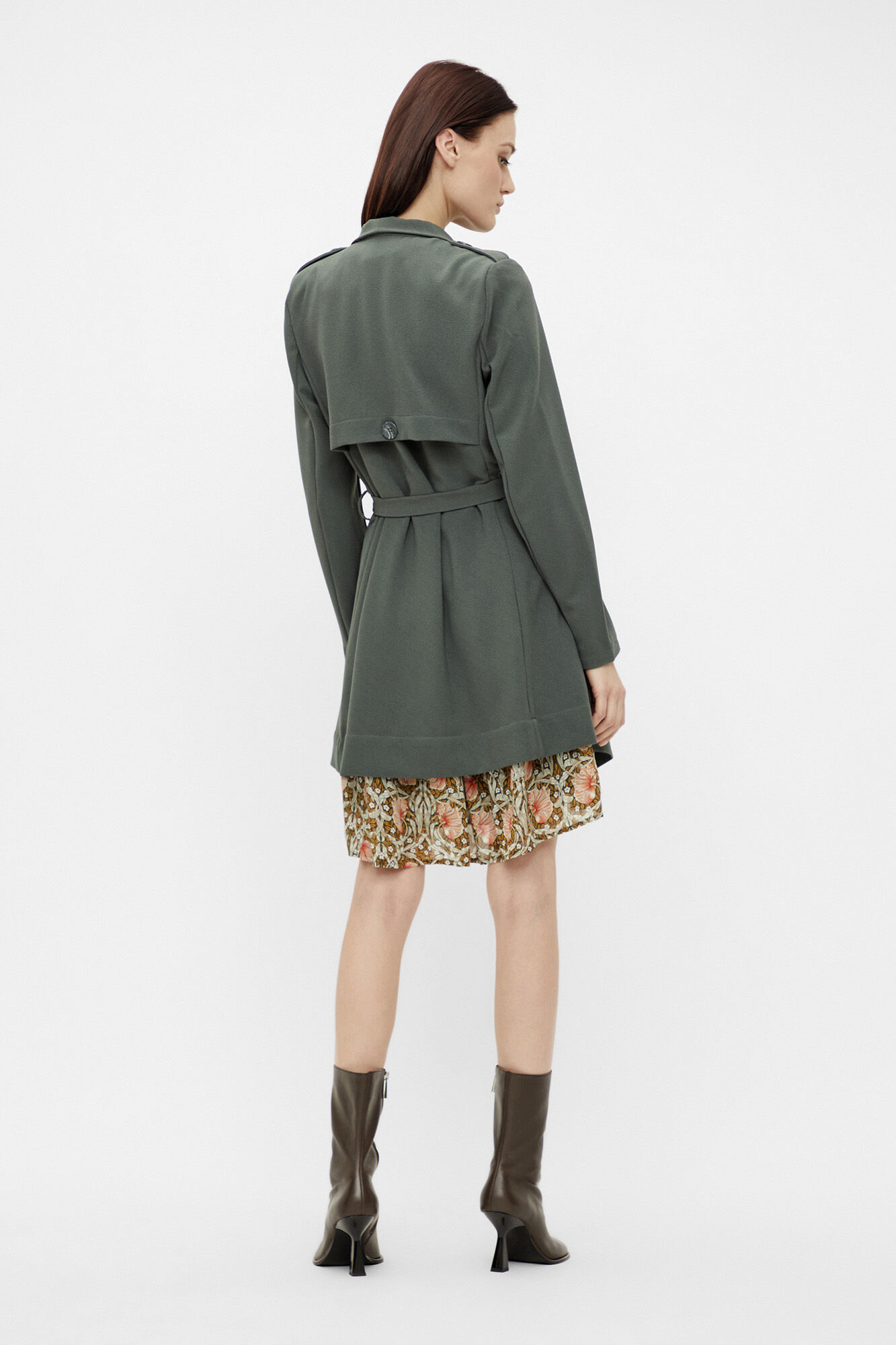 Chaqueta de mulher solapas - Gris