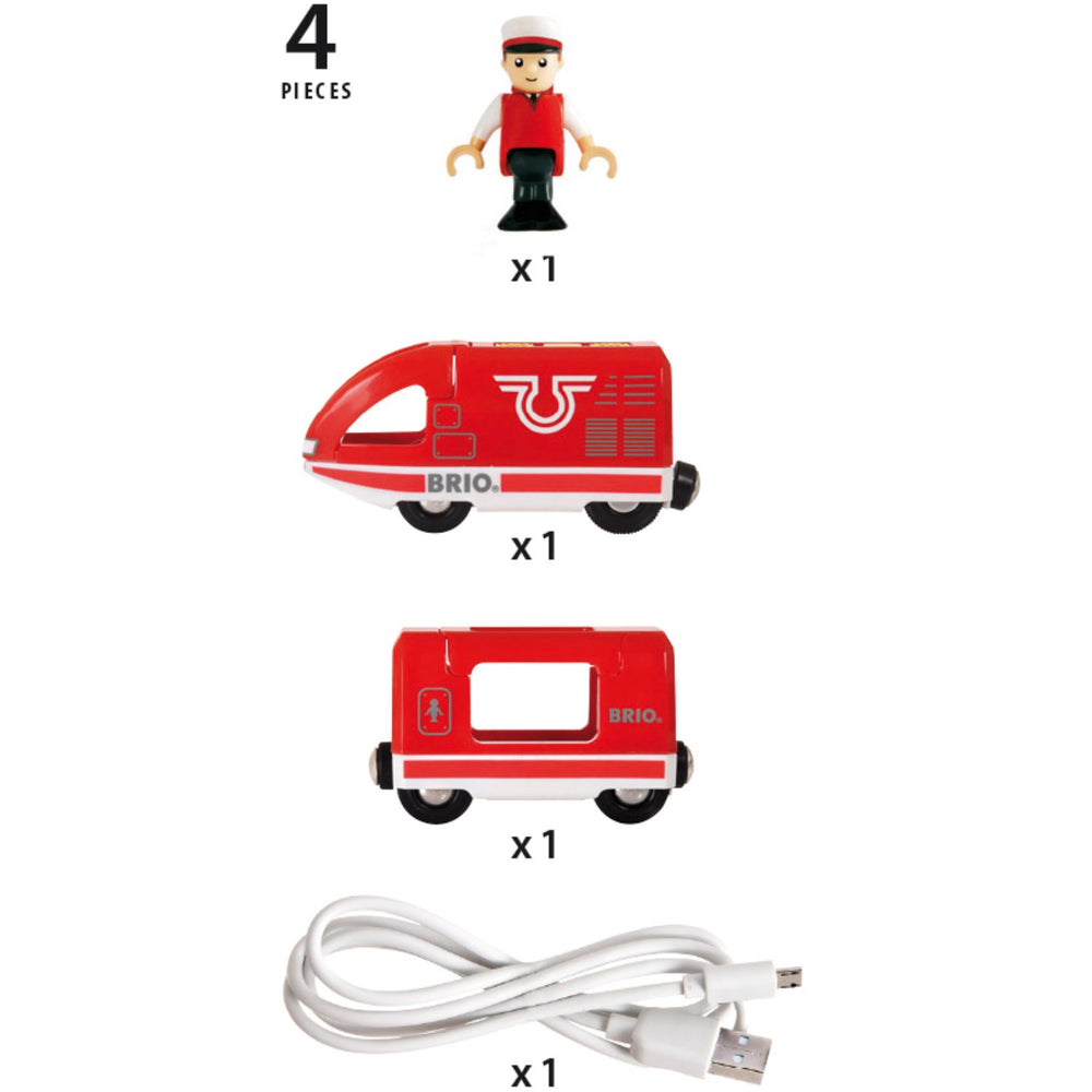 Køb BRIO® 33746 Genopladeligt Tog Med USB-kabel