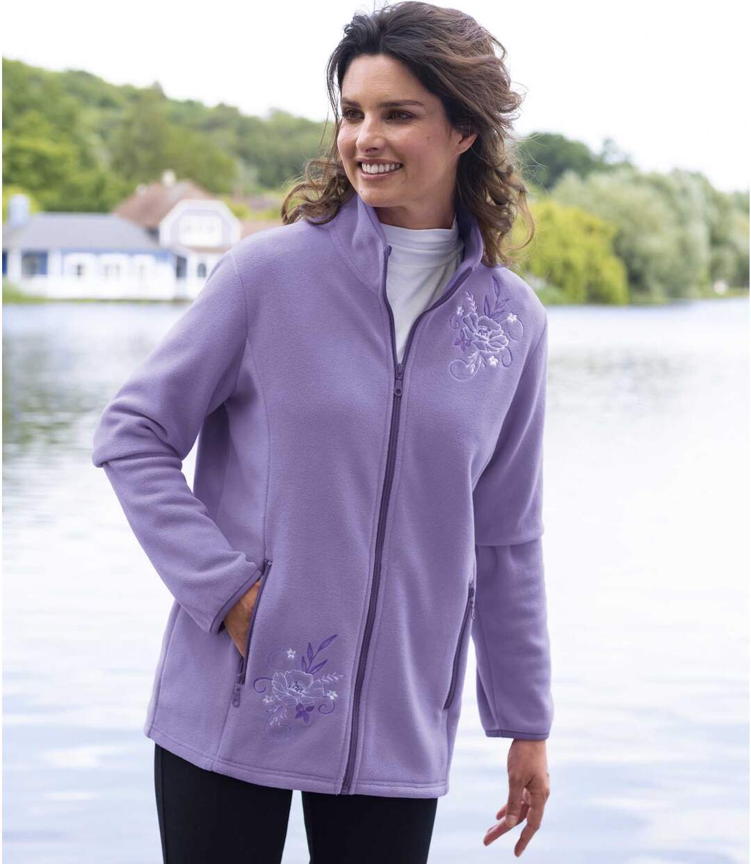 Veste Polaire Brodée