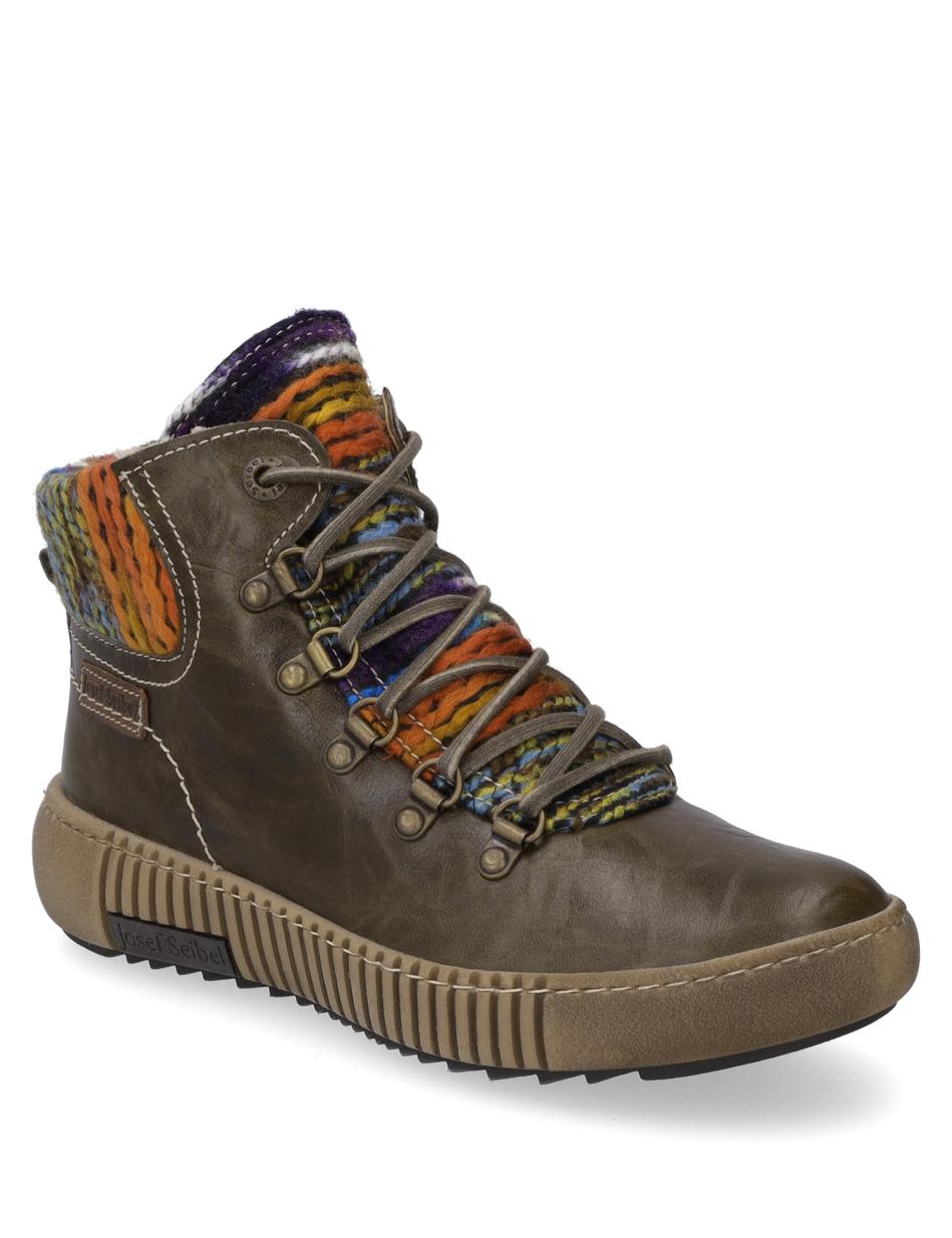 Stiefelette Maren 06, oliv-multi