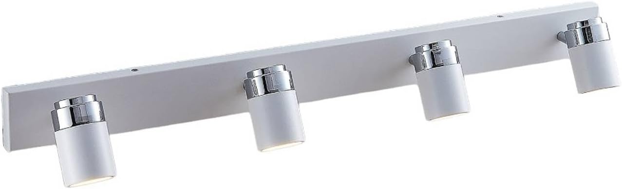 Lindby Strahler Kardo (Modern) in Weiß aus Metall (4 flammig, GU10) - Deckenlampe Deckenleuchte Lampe Spot Badezimmerleuchte