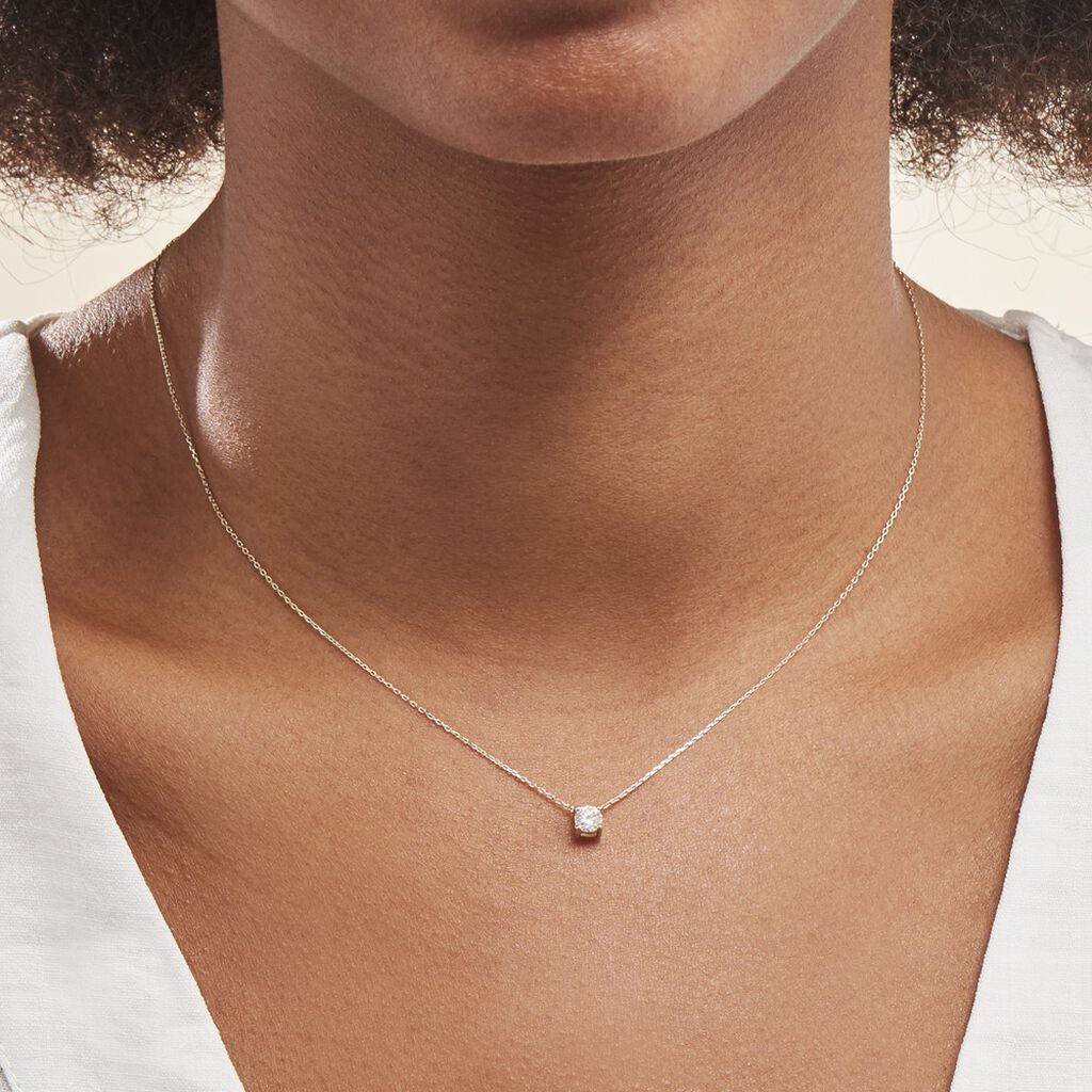 Collier Or Jaune Aphrodite Diamant