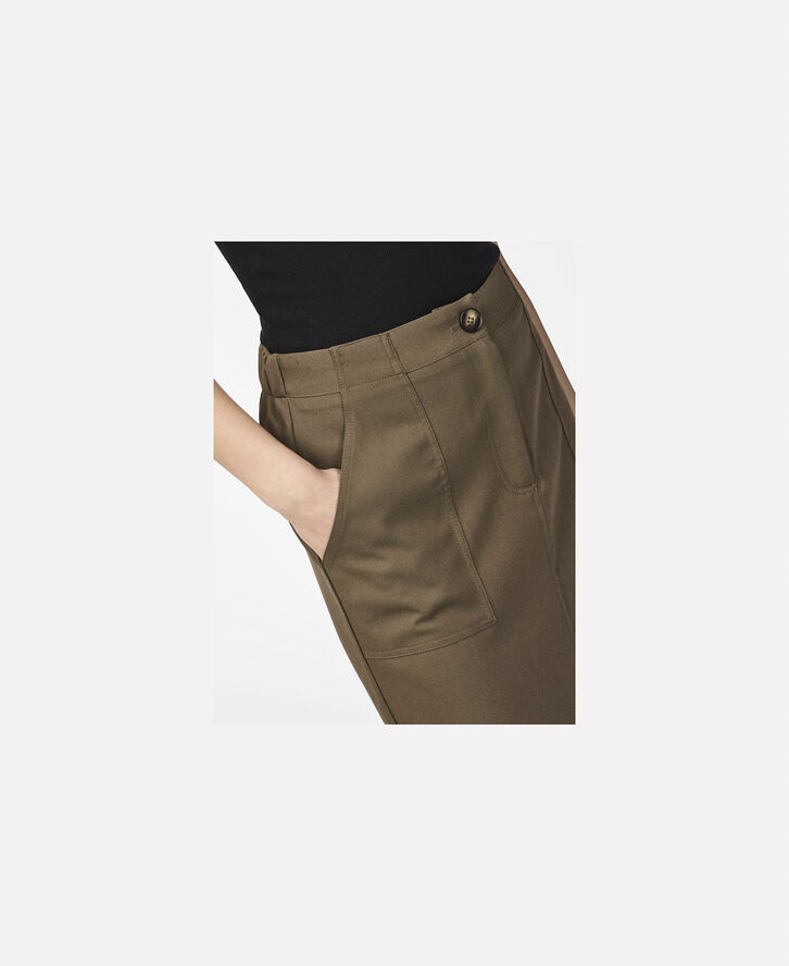 YAS YASCAPPA HW ANKLE SKIRT Capers