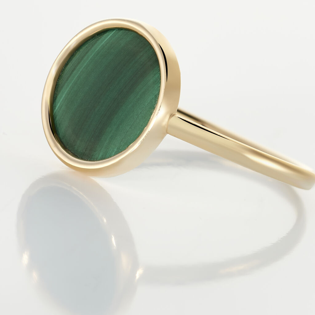 Bague Florica Or Jaune Malachite