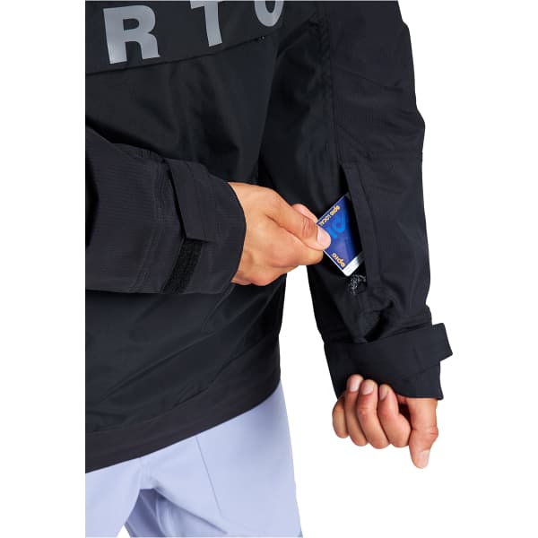 Veste snowboard BURTON M FROSTNER ANORAK TRUE BLACK