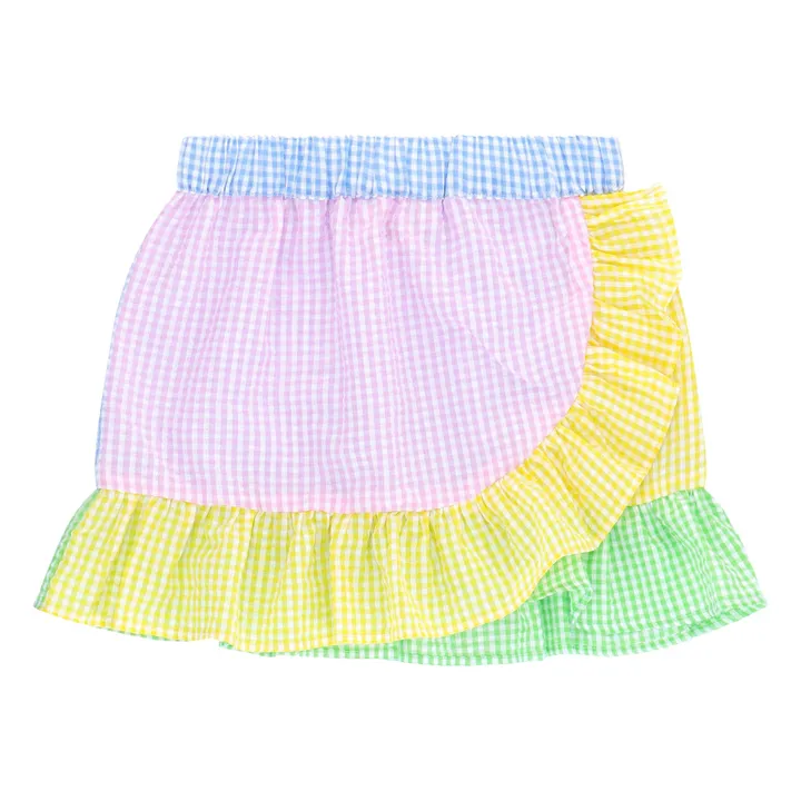 Cos I Said So Jupe Patchwork Vichy | Vert