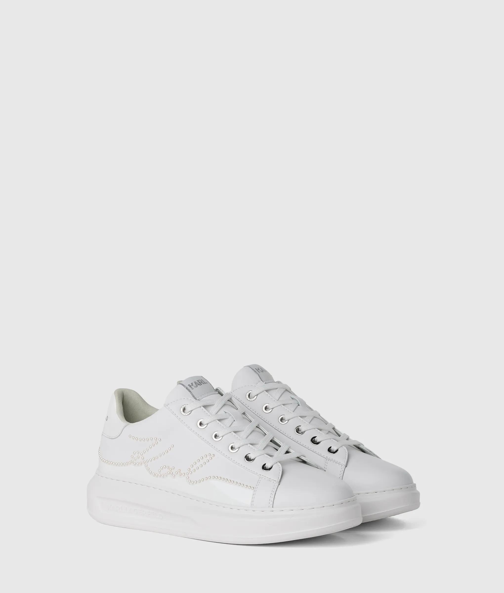 Kapri Signature sneakers met imitatieparels