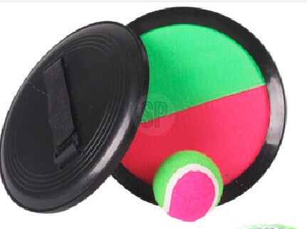 Vangbalset 3-delig groen / roze