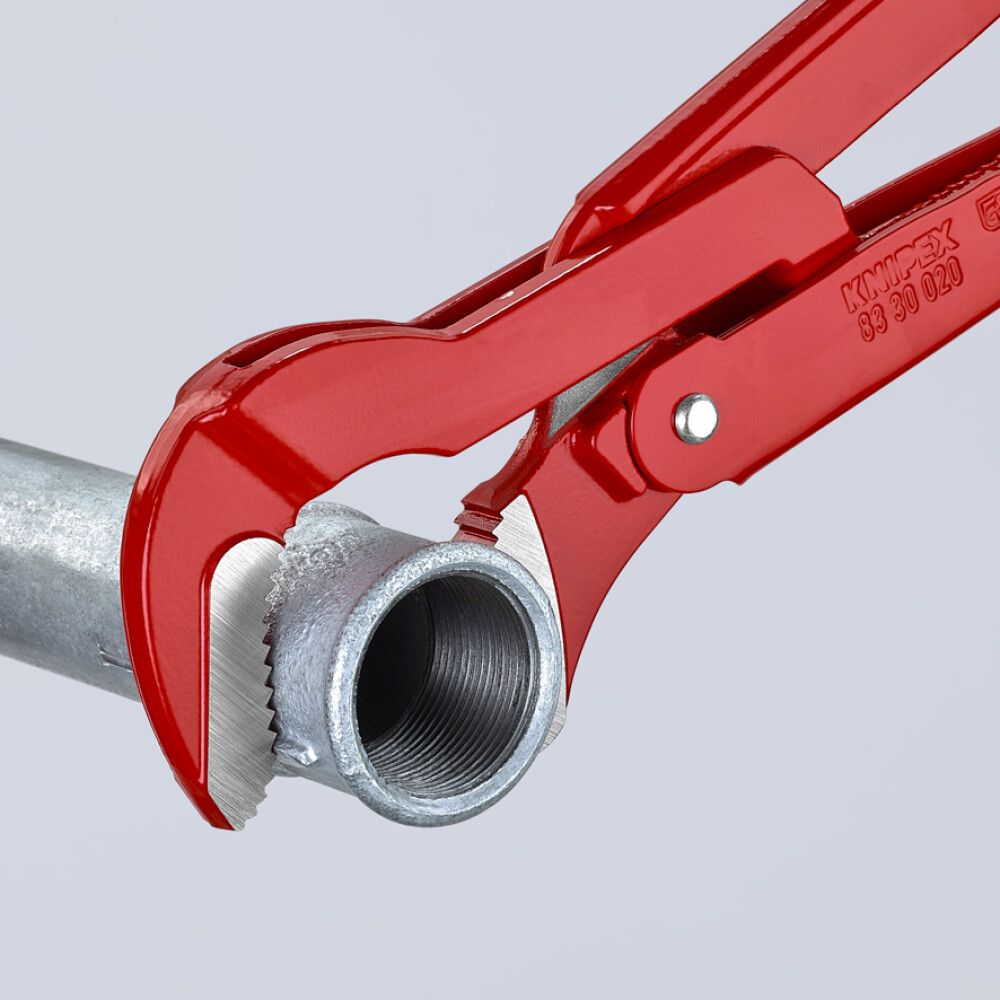 RØRTANG KNIPEX S-KJEFT RØD PULVERBELAGT