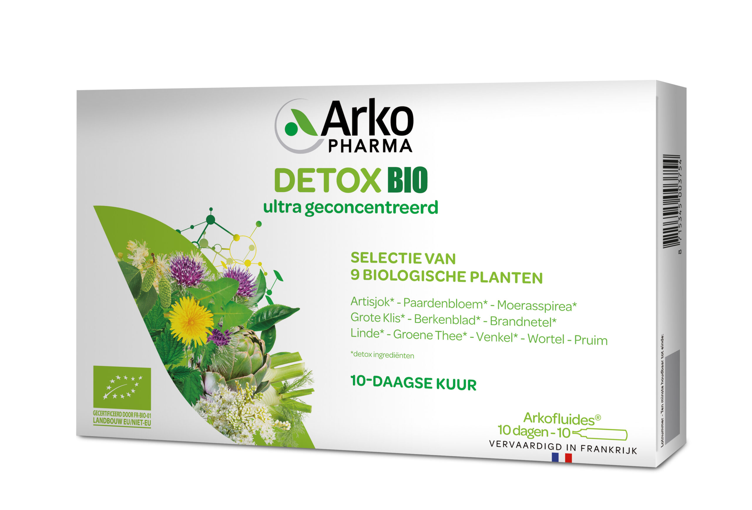 Arkopharma Detox Drinkampullen 15ml Bio (10 stuks)