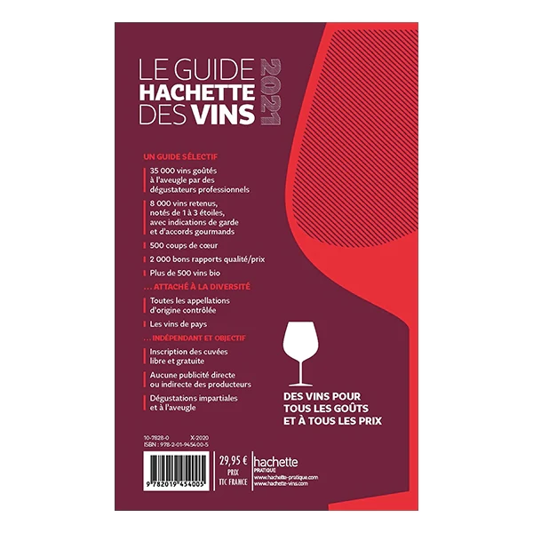 Livre Le Guide Hachette des Vins 2022 Hachette pratique