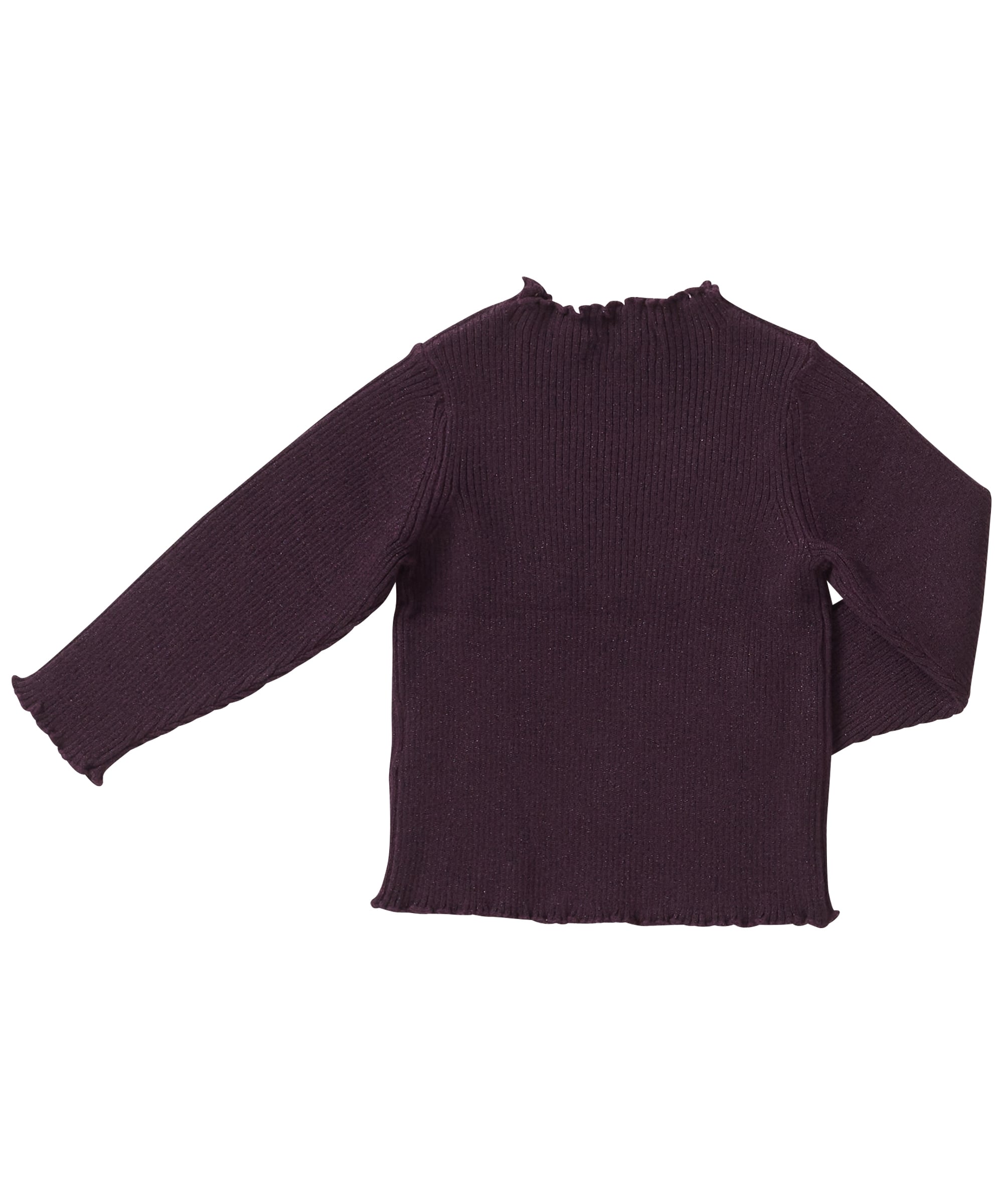 glitter rib trui