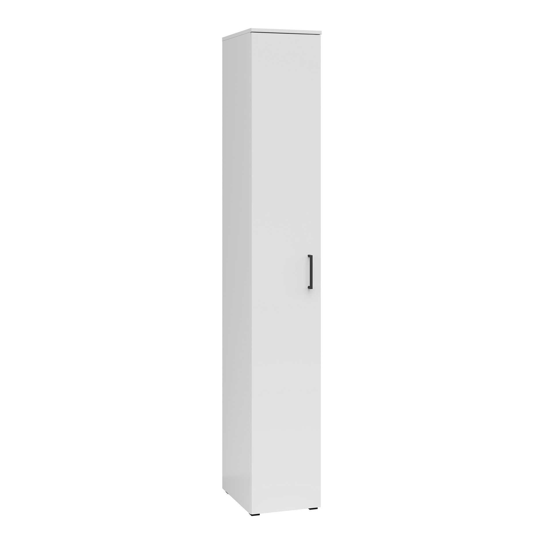Drehtürenschrank - weiß - Breite 30 cm