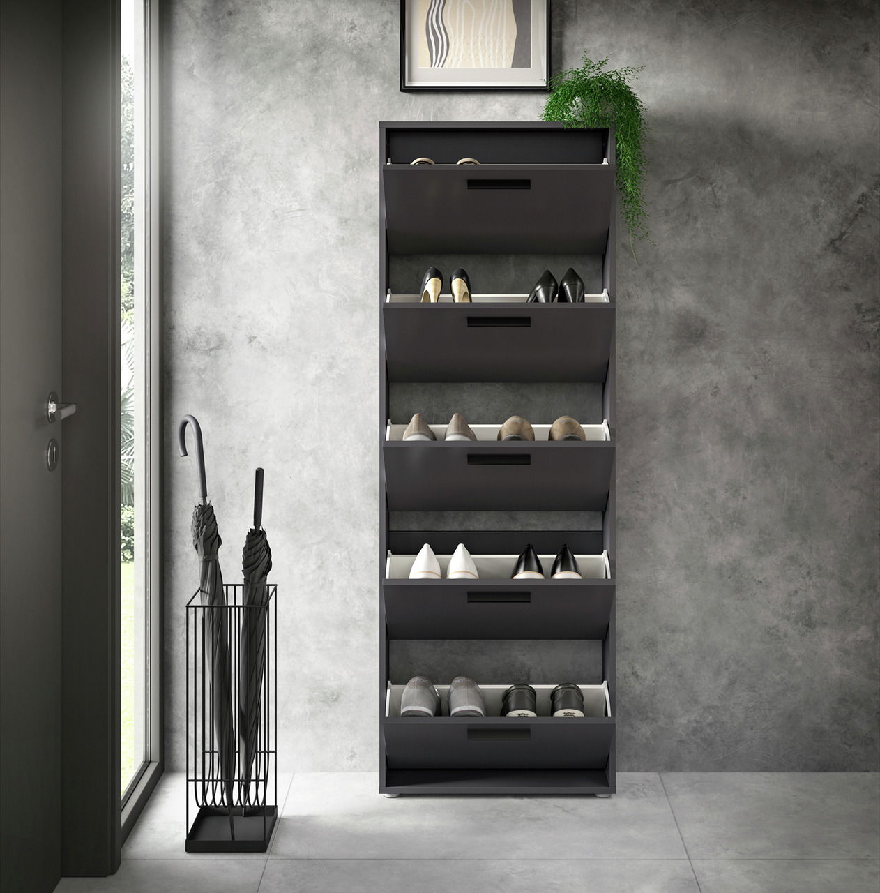 Carryhome Schuhkipper 5er SAM