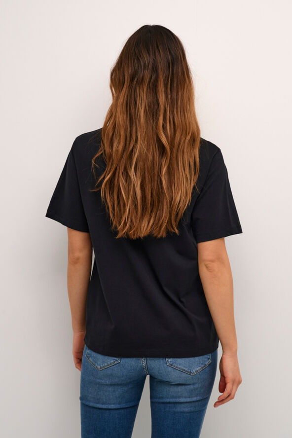Culture CUamora Heart T-Shirt Black