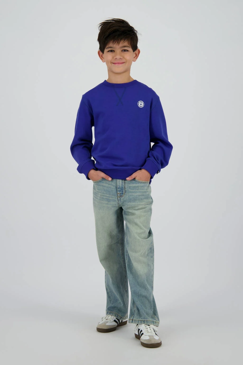 Raizzed sweater blauw
