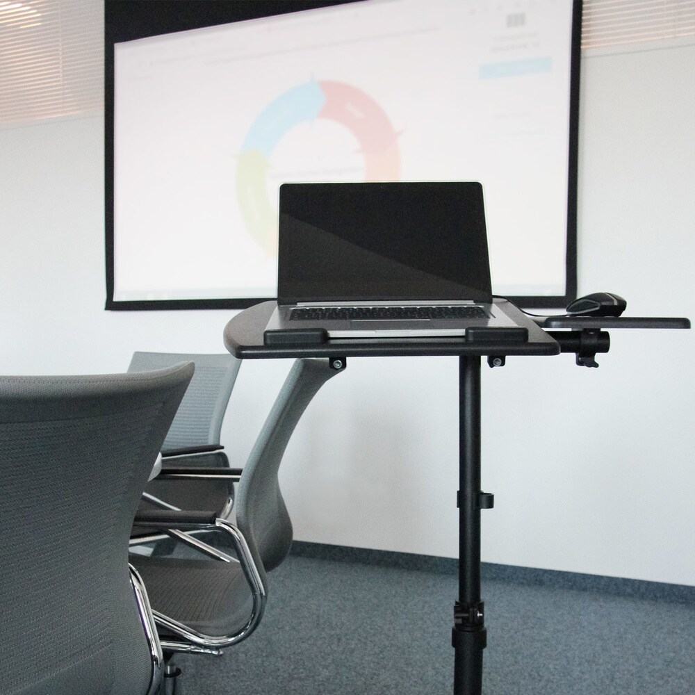 Stehschreibtisch VM-SL MDF Platte, Gestell aus Stahl hjh OFFICE