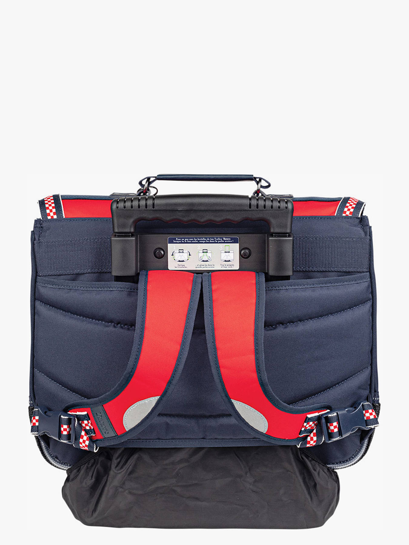Cartable  roulettes 2 compartiments TANN'S
