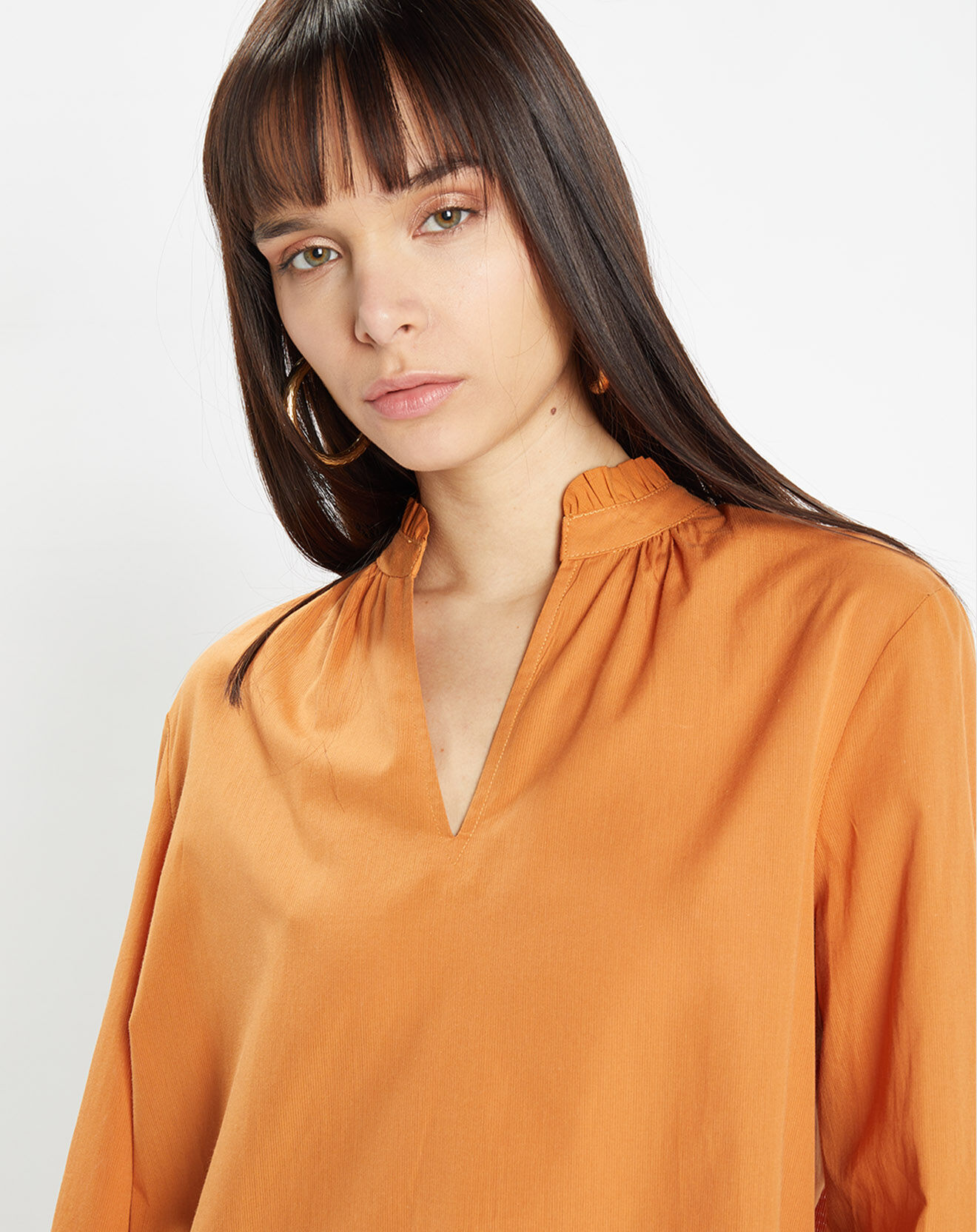 Galeries Lafayette Top Marly orange