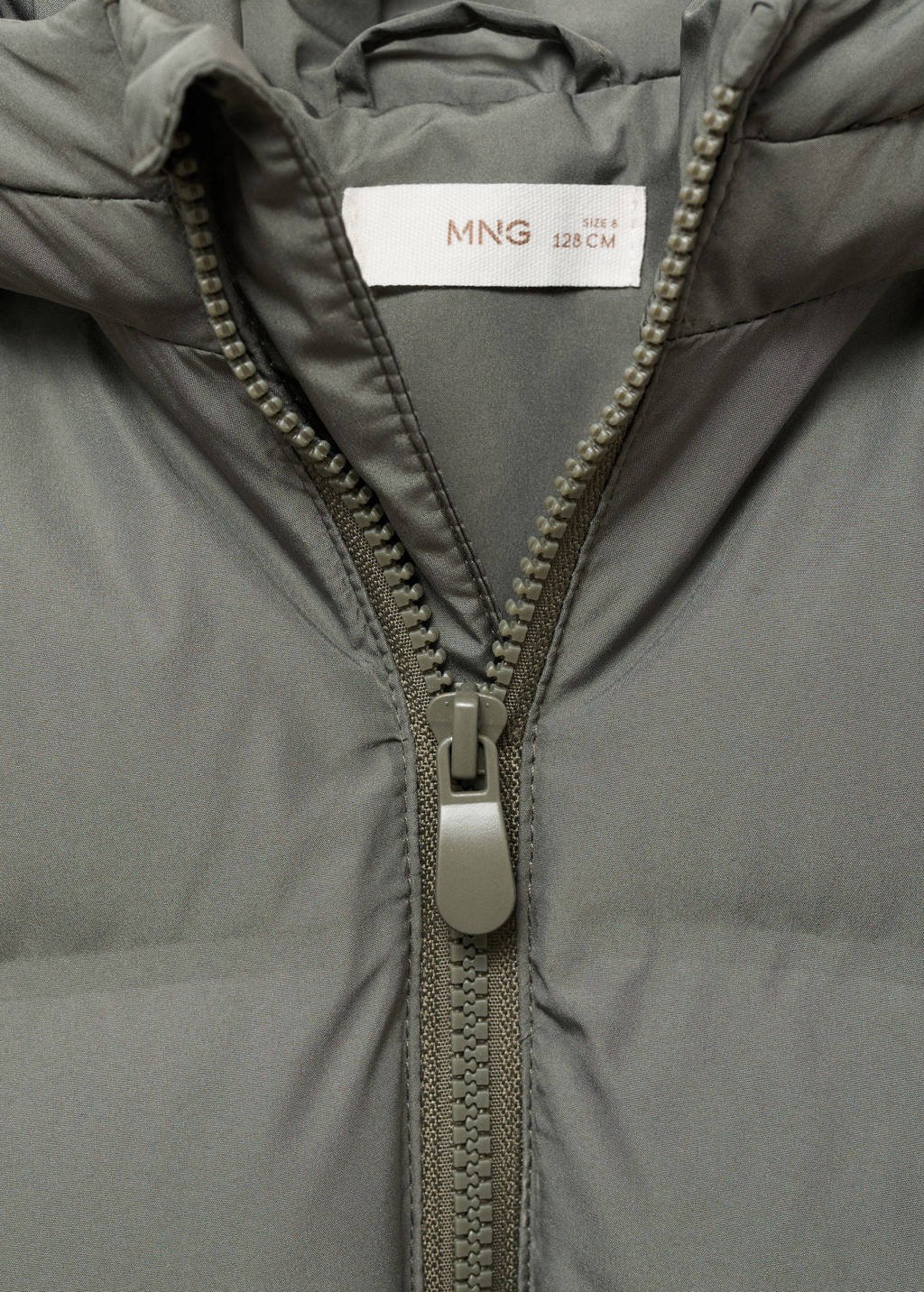 Mango Kids gewatteerde jas groen