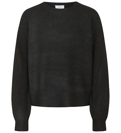 Grunt Bluse - Strick - Ebenholz - Schwarz